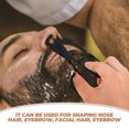 thumbnail image 3 of Phenofice Ciseaux pour Poils de Nez Lot de 1 pour Hommes et Femmes Pointe Ronde Noire Kit de Barbier en Acier Inoxydable, 3 of 8