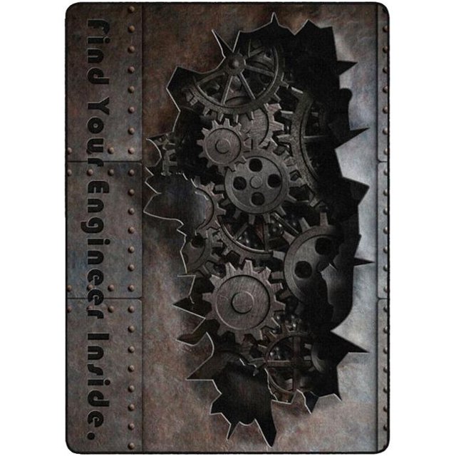 Flagship Carpets 1604150 Find Your Inner Engineer Rectangle Carpet, 6 ft. x 8 ft. 4 in.