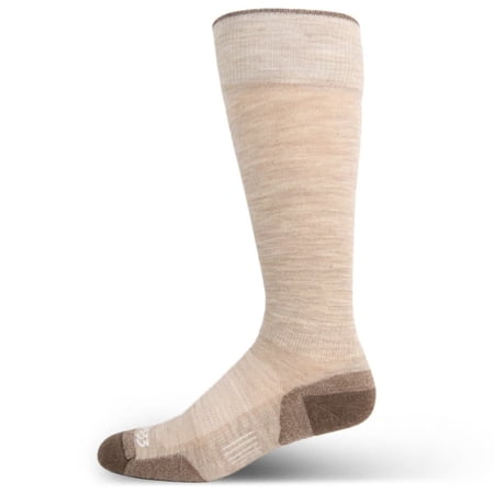 USA Made - Ski and Snowboard Socks - Micro Weight Full Cushion - Over the Calf Socks - Merino Wool - Mountain Heritage - Oatmeal - Medium price history on PriceWatchPro