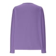 thumbnail image 5 of Jxximdong Cardigans for Women, Autumn Spring Summer Casual Solid V Neck Elegant Cardigan Tops, Women's Bolero Shrugs Purple, 5 of 6
