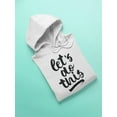 thumbnail image 3 of Let's Do This, Quote  Hoodie Women -Image by Shutterstock, Female Medium, 3 of 4