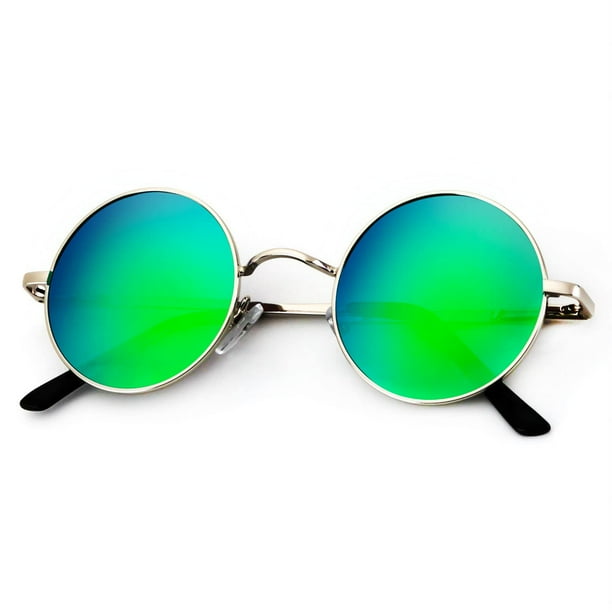 Gafas de Sol Redondas Polarizadas KALIYADI con Montura de Metal 45mm