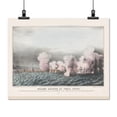 thumbnail image 2 of Print: Grand Salute At Vera Cruz, From The American Fleet And The Castle, 2 of 4