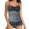 thumbnail image 1 of MKLEKYY Traje De Baño Mujer Natacion Tankini Swimsuits For Women Loose Fit Floral Printed Two Piece Bathing Suits, 1 of 6
