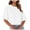 White, variant on Fartey Womens Oversized Half Sleeve Cropped T Shirts Casual Loose Drop Shoulder T Shirts Summer Short Sleeve Yoga Shirts Fashion Solid Workout Blouses Light Blue S-2XL