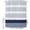 Blue, variant on Shower Curtains for Bathroom, Grey Stripe Waterproof Fabric Shower Curtain, Modern Abstract Monochrome Geometric Decorative Bathroom Curtain for Bathtub, 72"x72", No Hooks Included