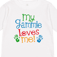 thumbnail image 4 of Inktastic Gammie Loves Me Grandkids Gift Boys or Girls Long Sleeve Toddler T-Shirt, 4 of 5