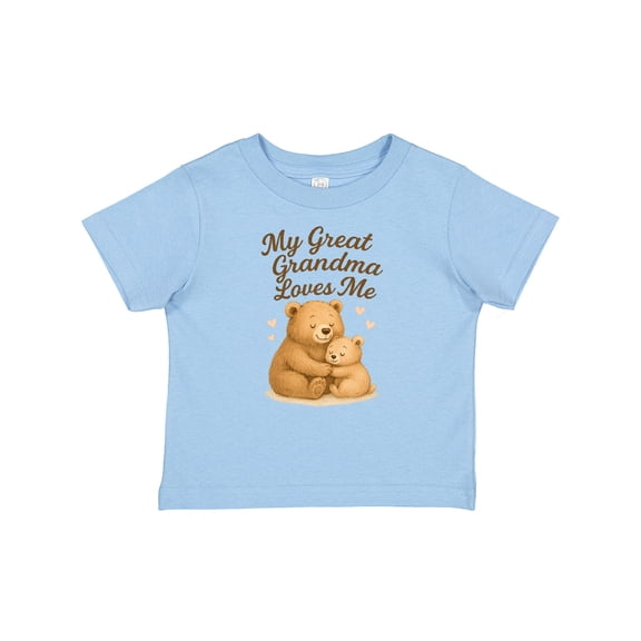 Inktastic My Great Grandma Loves Me Boys or Girls Baby T-Shirt