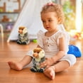 thumbnail image 6 of Simulation Proboscis Monkey Plush Toy Stuffed Animal Doll, 8.6 Inches Height From Table To Top Of Head, Soft Cute Gift Decoration For Kids And Girlfriends During The Holidays, 6 of 6