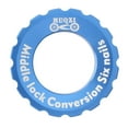 thumbnail image 2 of GARENDE 4xBike Disc Brake Rotor to 6-Bolt Lockring Adapter Converter Blue 4 Pcs, 2 of 9