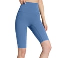 thumbnail image 3 of Lenpel Biker Shorts for Women Seamless High Waisted Slim Workout Athletic Shorts Tight Running Shorts Gym Yoga Shorts, 3 of 6