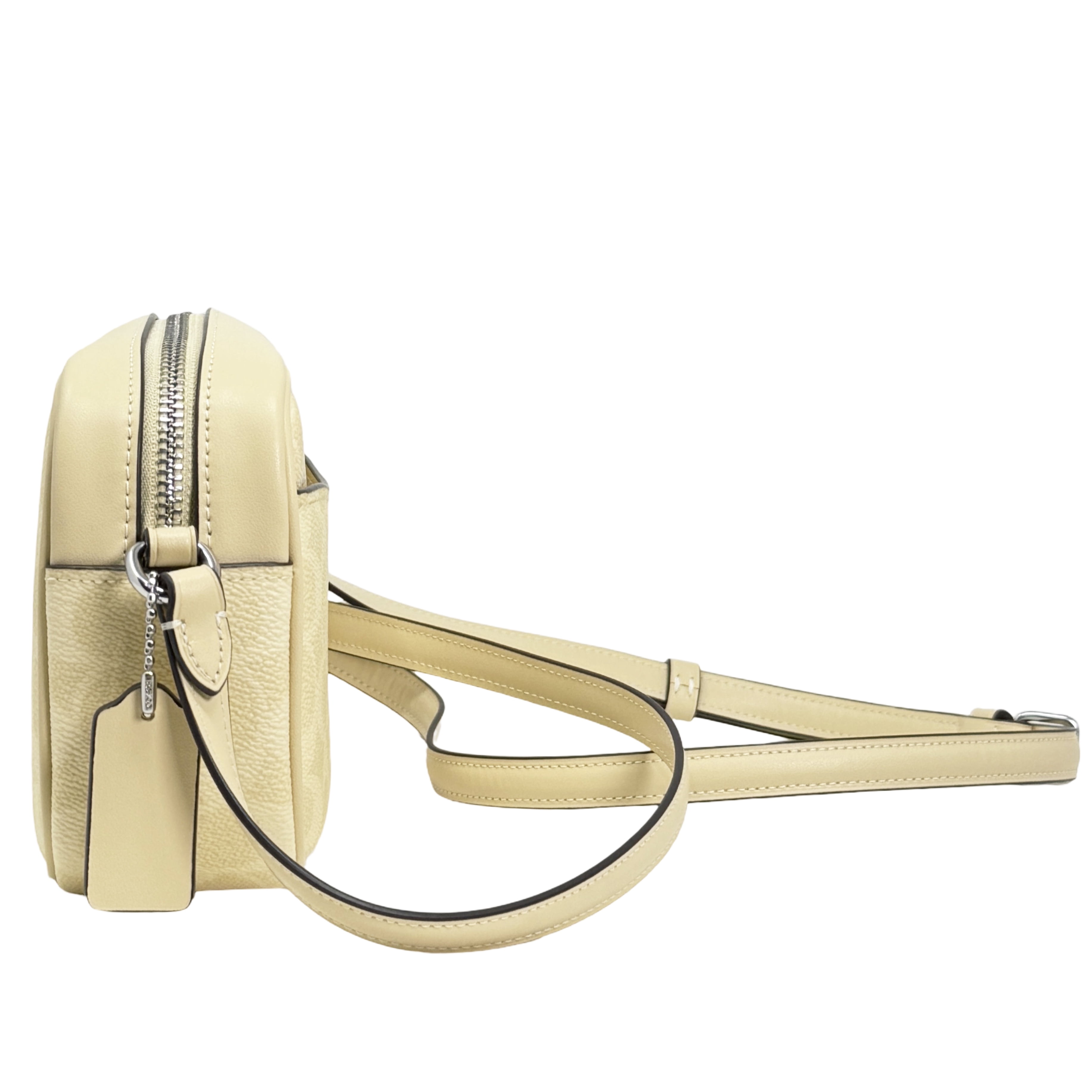 Coach Women's Mini Jamie Zip Camera Crossbody Bag in Signature