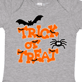 thumbnail image 4 of Inktastic Halloween Trick-or-Treat with Spider and Bats Boys or Girls Baby Bodysuit, 4 of 5