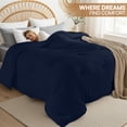 thumbnail image 4 of Utopia Bedding All Season Down Alternative Quilted Twin Comforter, Duvet Insert with Corner Tabs, Machine Washable, Bed Comforter (Navy), 4 of 6