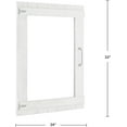 thumbnail image 2 of Oakrain Rectangle Mirror, Wall-Mounted Mirror, Vintage Decor for Bedroom, Bathroom Vanity, 32 x 24 Inches, Grey, 2 of 5