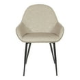 thumbnail image 6 of Piper Chair in Fog Gray Fabric with Black Frame, 6 of 6