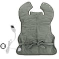 thumbnail image 1 of Back Heating Pad, Electric Heating Pad Dark Grey Soft Fabric Ergonomic Neck Outline  For Home US Plug 110V, 1 of 8