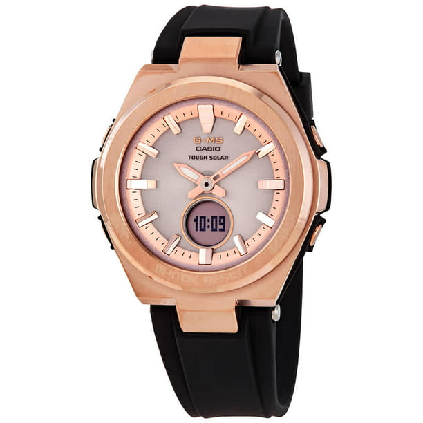 Women'S Casio G-Shock G-Ms Solar Rose Gold Watch Msgs200G-1A Msg-S200G-1Acr  - Walmart.Com