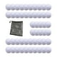 thumbnail image 3 of Bolas de nieve artificiales de 5 cm, suaves, ideales para niños. Bolsa de malla para guardarlas. Juego de bolas de nieve realista. 50 piezas, 3 of 9