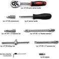 thumbnail image 2 of 46 In 1 Ratchet Screwdriver & Socket Set | Combination Wrench, Auto Repairing Bike Tool Kit Set | Flat, Fixed Square & Hex End | Box Application: Vehicle Maintenance & Repair | Tool Kit, 2 of 5