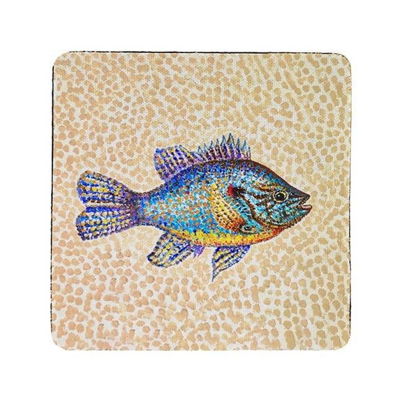 Betsy Drake CT1380 Pumpkinseed Fish Coaster - Set of 4