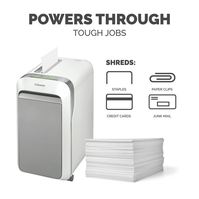 Fellowes Powershred LX22M Micro-Cut, 20 Sheet Paper Shredder