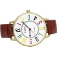 thumbnail image 2 of Blekon Original Women Super Large 43mm White Face Stainless Steel Stretch Band Watch Analog Display, 2 of 6
