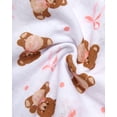 thumbnail image 4 of Princess Rose Toddler Girls Underwear Pointelle Knit Soft Cotton Hipster Underwear Panties 5 Pack, 4 of 7