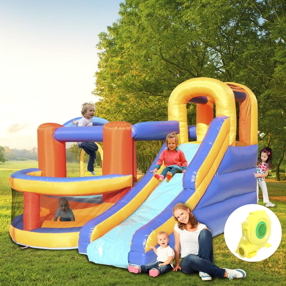 Zimtown Inflatable Castle Kids Jump Bounce House Play Room ...