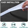 thumbnail image 3 of AUQ 2026 New French Door Curtains Door Window Covering for French Door,Patio Door,Kitchen Door Door Curtains,Dark,Grey,26*20", 3 of 7