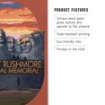 thumbnail image 3 of Mount Rushmore National Memorial, South Dakota, Sunset View, Contour Birch Wood Wall Sign (6x9 Rustic Home Decor, Ready to Hang Art), 3 of 5