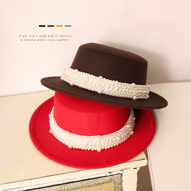 Kids Vintage Bowler Hat, Toddler Girls Elegant Wide Brim Kids Vintage Bowler Hat, Toddler Girls Elegant Wide Brim