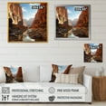 thumbnail image 4 of Designart "Landscape of the Desert Canyon I" Food & Beverage Framed Wall Art - Brown Fruits Bedroom Framed Canvas Wall Art, 4 of 6