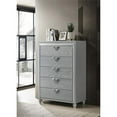 thumbnail image 2 of Coaster Veronica 5-drawer Wood Rectangular Bedroom Chest in Light Silver, 2 of 15