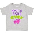 thumbnail image 3 of Inktastic Best Lil Sister Ever Girls Toddler T-Shirt, 3 of 5