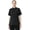 Black Side Zipper, variant on Women's Chef Coat Short Sleeve Chef Jacket Lightweight and Flexible Allows Freedom of Movement Multiple Pockets for Convenient Storage Perfect for Long Hours in the Kitchen