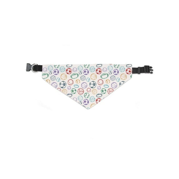 Hand Drawn Sports Pattern Bandana -Image by Shutterstock, Large