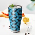 thumbnail image 3 of 30oz Blue Dachshunds Dog Tumblers Stainless Steel Tumbler with Lid and Straw,Vacuum Insulated Double Wall Travel Tumbler Cups Mug with Cleaning Brush for Coffee,Tea, 3 of 7
