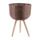 thumbnail image 1 of Soporte para plantas de cesta tejida con patas, maceta de suelo, maceta para flores Estilo B, 1 of 9