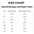 thumbnail image 2 of Zfeel Short Sleeve T-Shirt Super-Soft Blank Tee 100% Cotton Crew Plain Shirts Mens (Aquatic Blue, L), 2 of 7