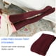 thumbnail image 4 of Sonducket Medias hasta el muslo estilo pijo calcetines largos cálidos hasta la rodilla para mujer Día de San Valentín accesorios para mujer para Medias Vino rojo Sonducket AP008813-04, 4 of 6
