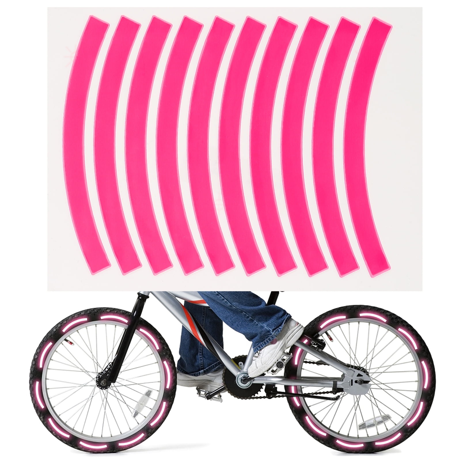 3m Sticker Kit Sports Reflective Reflector for Scooter Bike Kids NEW