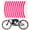 Pink, variant on 10pcs Adhesive Reflective Tape Cycling Safety Warning Sticker Bike Reflector Tape Strip for Car Bicycle Motorcycle Scooter Wheel Rim Decoration