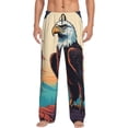 thumbnail image 1 of Fotbe Cartoon Iceberg Bald Eagle Pantalones de Pijama para Hombre, Pantalones de Dormir, Pantalones de Casa con Cintura Ajustable y Bolsillos-Medium, 1 of 6