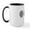 White/Black Inside, variant on CafePress - New School Easter Eggs W Shadow White L Large Mug - 15 oz Ceramic Large White Novelty Mug