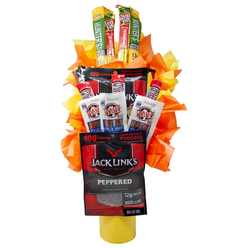 Beef Jerky Man Bouquet. Perfect for Anniversary, Birthday's and Father