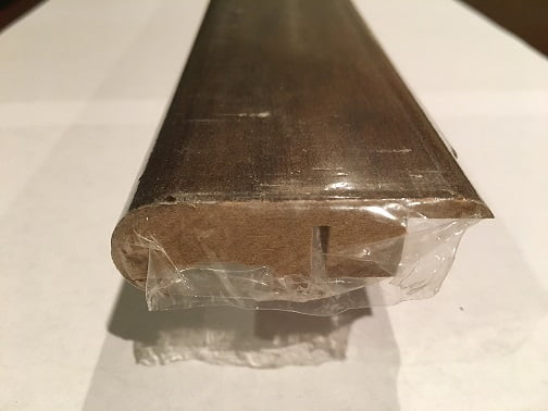 Dekorman Laminate Stair Nose - Chocolate Mocha, 7.875ft(L) x 2.02'(W)