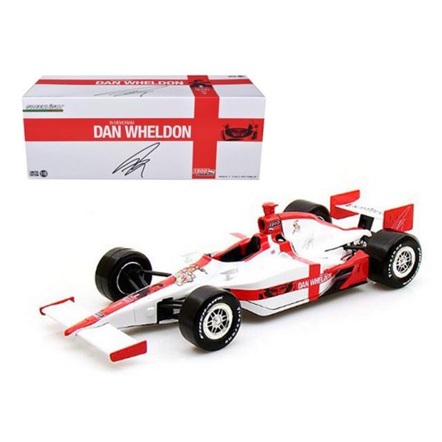 Greenlight 10908 2011 Dan Wheldon R.I.P. Lionheart Tribute Indy Car 1-18 Diecast Model Car