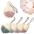 thumbnail image 2 of Bath Bubble Ball Sponge Exfoliate Scrubber Cleaning Foaming Body Wash K4B8, 2 of 9