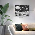 thumbnail image 2 of Logiee Cosmic Landscape Celestial Art Print Canvas Wall Art,Canvas Picture Prints with Frame, Wall Art Decorative,Canvas Decorative,Suitable for Living Room Bedroom Office Room 30x40, 2 of 6